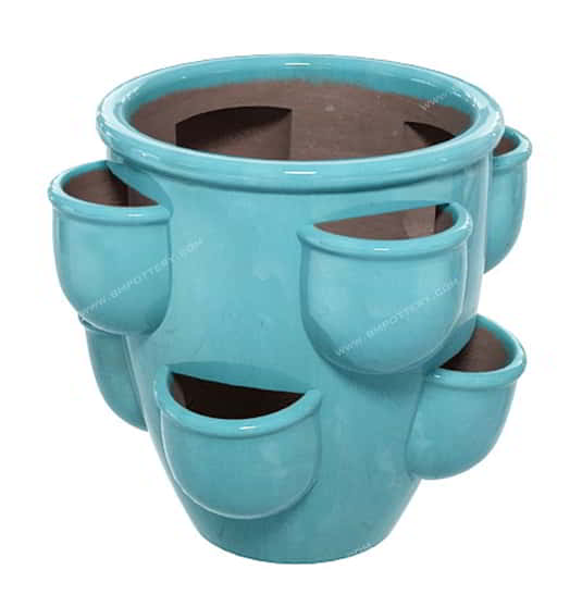 Strawberry Pots-STR-58D47-GTGreen-SET-1