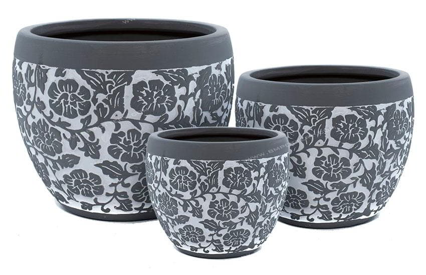 Painted Pots-RT-6806-WL-Grey