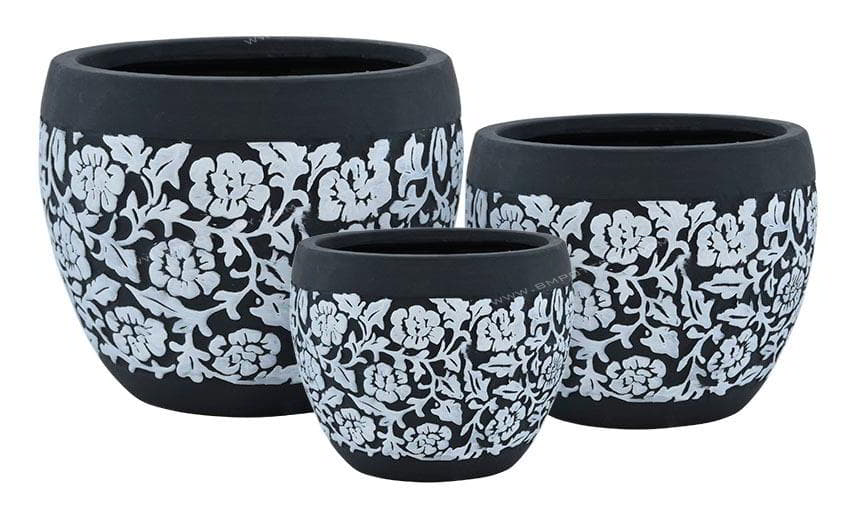 Painted Pots-RT-6806-WBlack