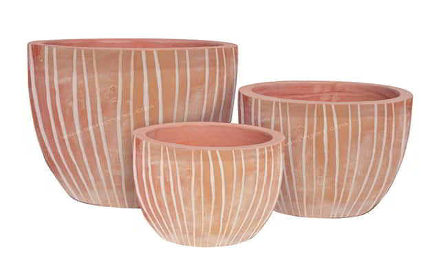 Red Terracotta-RT-7209-W-SET-3