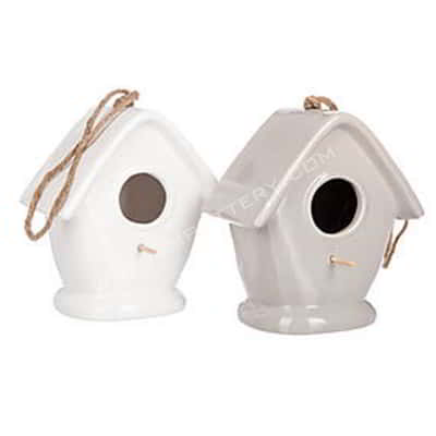 Birdbath & Bird House-GO-613-CEWhite-SET-1