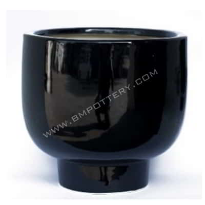 Ceramic Pots-CE-2102D19SBlack-SET-1