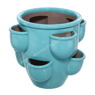 Strawberry Pots-STR-58D47-GTGreen-SET-1