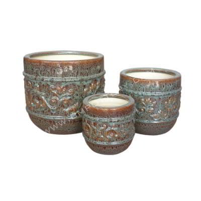 Ceramic Pots-CE-1801Brown
