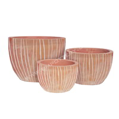 Red Terracotta-RT-7209-W-SET-3